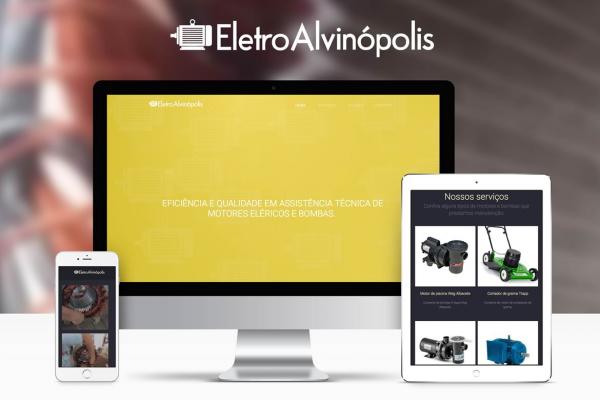 Site e Logo Eletro Alvinópolis