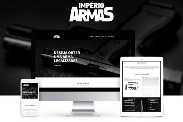 Site e Logo Despachante Império Armas