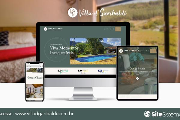 Site e Logo Villa d' Garibaldi